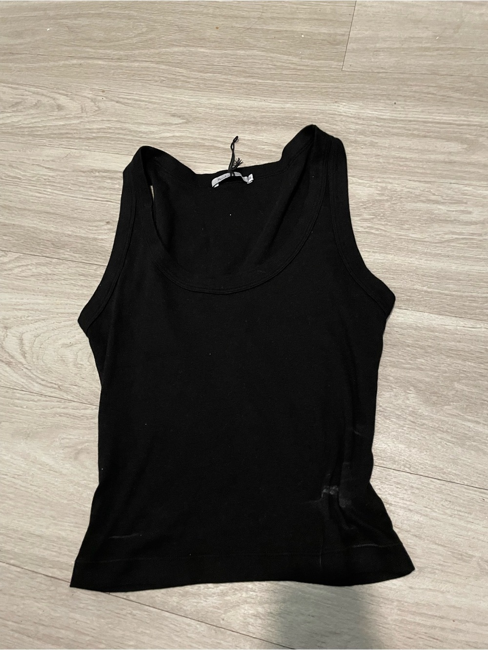 Classic Black Scoop Tank Top